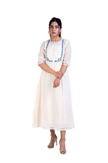 Off-White-Hand-Embroidered-Cotton-Dress_1