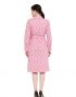 Pink Block Printed Shirt Dress-3