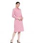 Pink Block Printed Shirt Dress_1