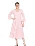 Pink angrakha tassel dress_4